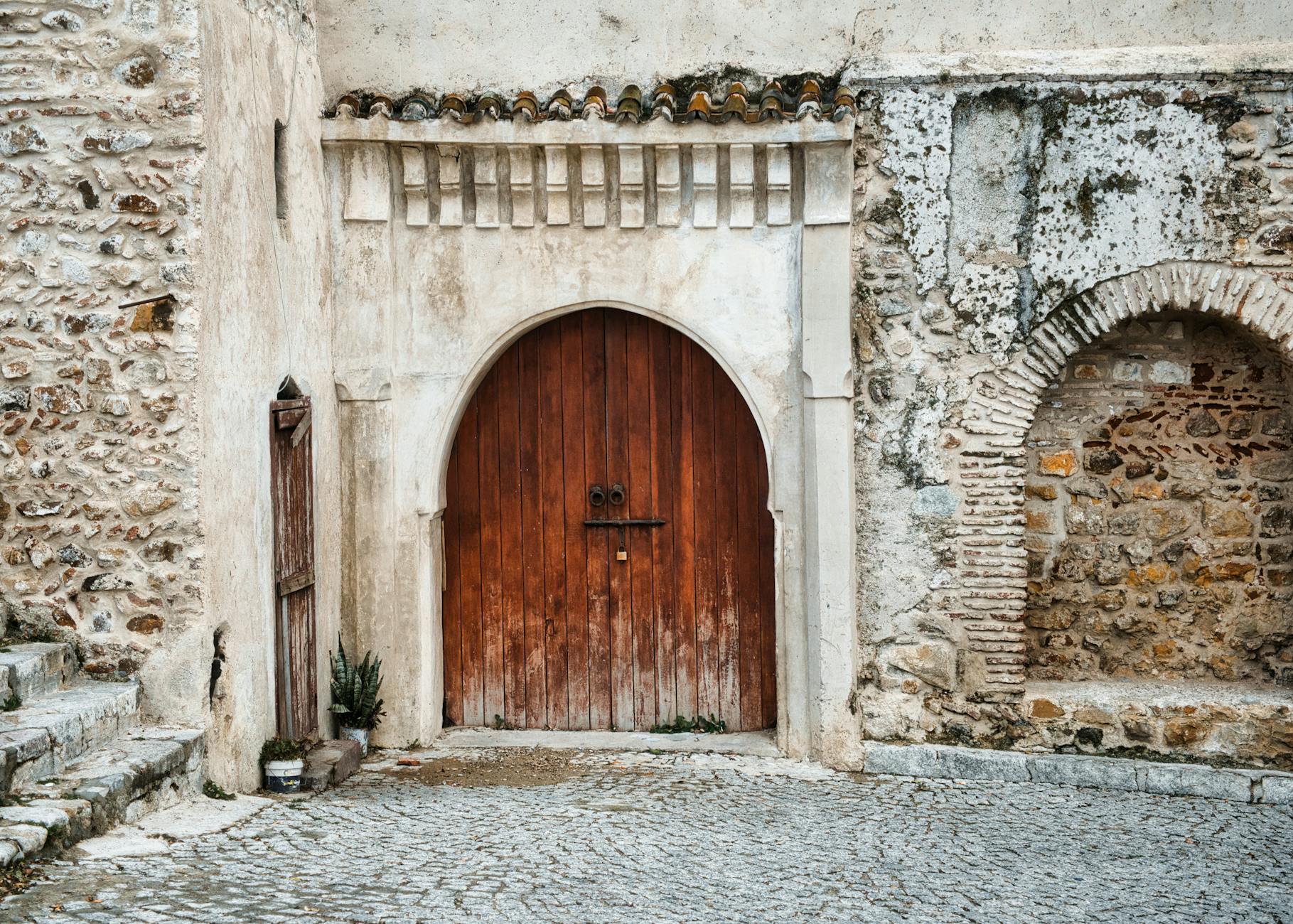 Colourful doorways in the Tangier medina